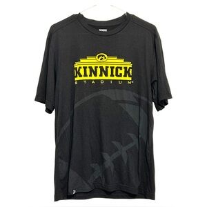 University of Iowa Hawkeyes Kinnick Stadium Mens Tee Black Medium Football Shirt